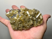 Image 15 of Yellow Barite On Purple Fluorite Specimen | Jiangxi China #2731
