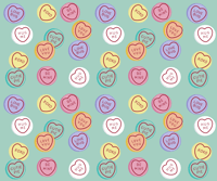 Green Candy Hearts Leggings 