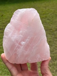 Image 6 of Brazilian Rose Quartz Raw Chunk #2254