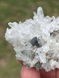 Image 4 of Huebnerite & Fine Quartz Points Specimen #2617