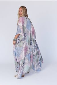 Image 2 of Patchwork Tapestry Free Flow Duster Kimono
