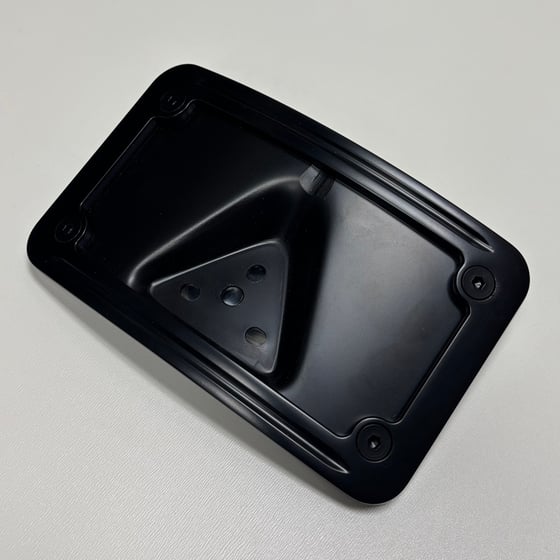 Image of Curved Laydown License Plate Bracket (fits most HD)