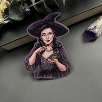 Image 1 of Toad Spell Witch Vinyl Sticker