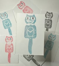 Image 3 of Cat Clock Prints 4x6”