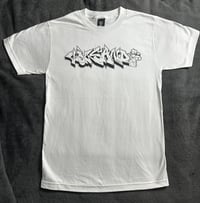 VOLCANO WHITE LOGO T gildan 