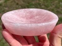 Image 3 of Rose Quartz Ring Dish - Bowl #2845
