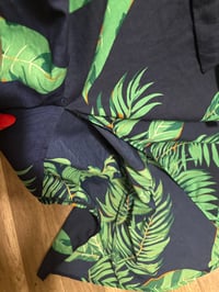 Image 3 of Navy and green dress