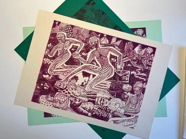 the model citizens riso print(a3)