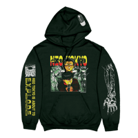 Image 1 of “Welcome to Neo Tokyo Hoodie” Forest Green Hoodie