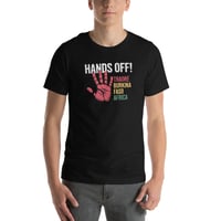 Image 2 of Hands off Traore Burkina Faso Africa Ibrahim Traoré Unisex t-shirt
