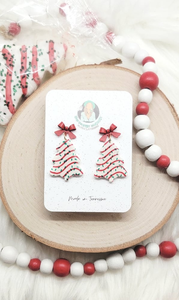 Image of Christmas Tree Cake Dangles