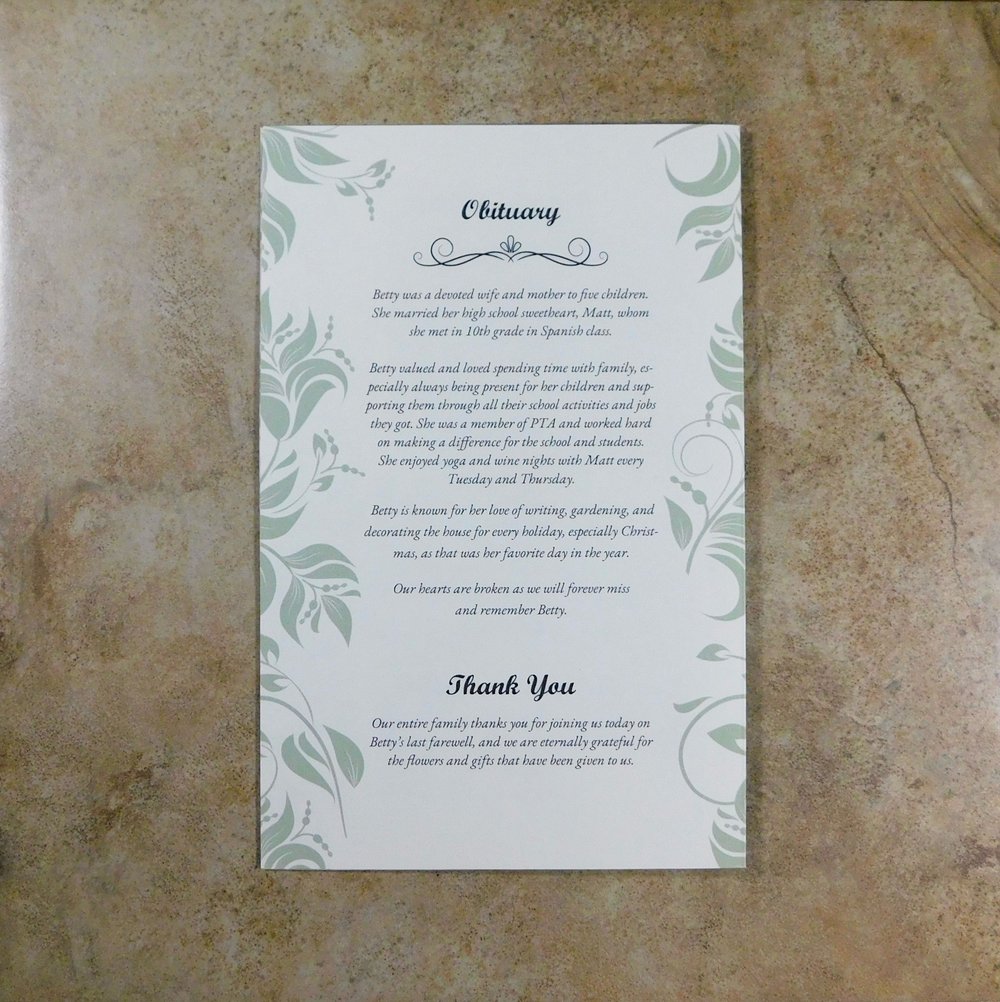 Floral Fascination Program - Bifold