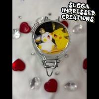 Image 1 of emolga & Pikachu Mini Glass Stash