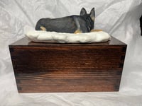 Image 9 of Custom Engraved German Shepherd Urn For Ashes Pet Portrait To Your Photos