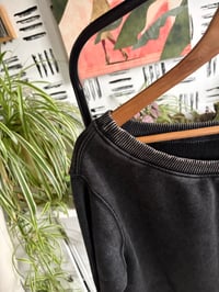 Image 2 of Fashion Nova crop black sweatshirt 