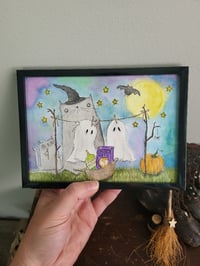 Image 1 of Laundry Day framed illustration 