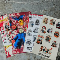 Image 1 of Horror Movie Sticker Savings