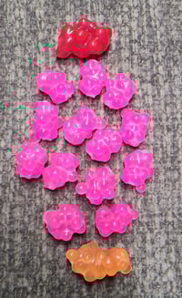 Image 3 of Bead Blobs- Schwab's Cerise (3 size options)