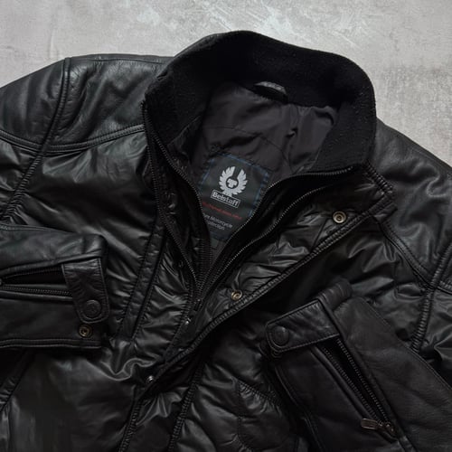 Image of 2000s Belstaff Padded Biker Jackets, size medium