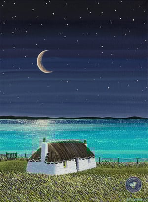 Image of Uist moonlit giclee print