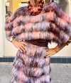 PURPLE FRINGES KAFTAN