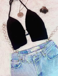 Image 2 of Velvet O-Ring Monarch Top
