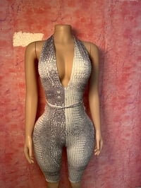 Image 4 of White Backless Jumpsuit