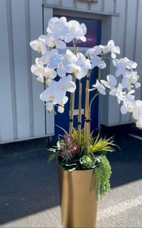 Image 3 of NEW! Lux extra tall floor standing orchids 