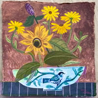 Image 2 of Late summer flowers with Bird Bowl