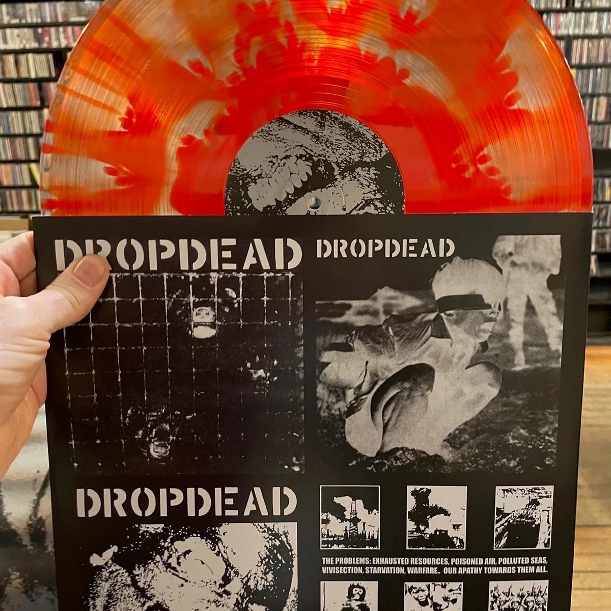 Image of Dropdead - "Discography Vol. 1" LP (Color)