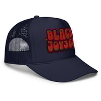 Image 4 of BLACK JOY 365 TRUCKER HAT - RADICAL RED