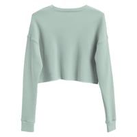 Image 4 of Women DIVINELY PROTECTED Crop Sweatshirt