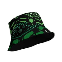 Image 1 of Reversible bucket hat “Goanna Tracks”