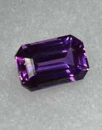 Image 19 of Heated Natural Tanzanite Purple pink, emerald cut, 6.75ct