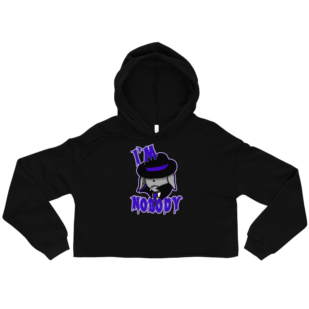 Image of NOBODY CROP HOODIE