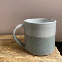 Image 2 of Tall Mug- White & Grey