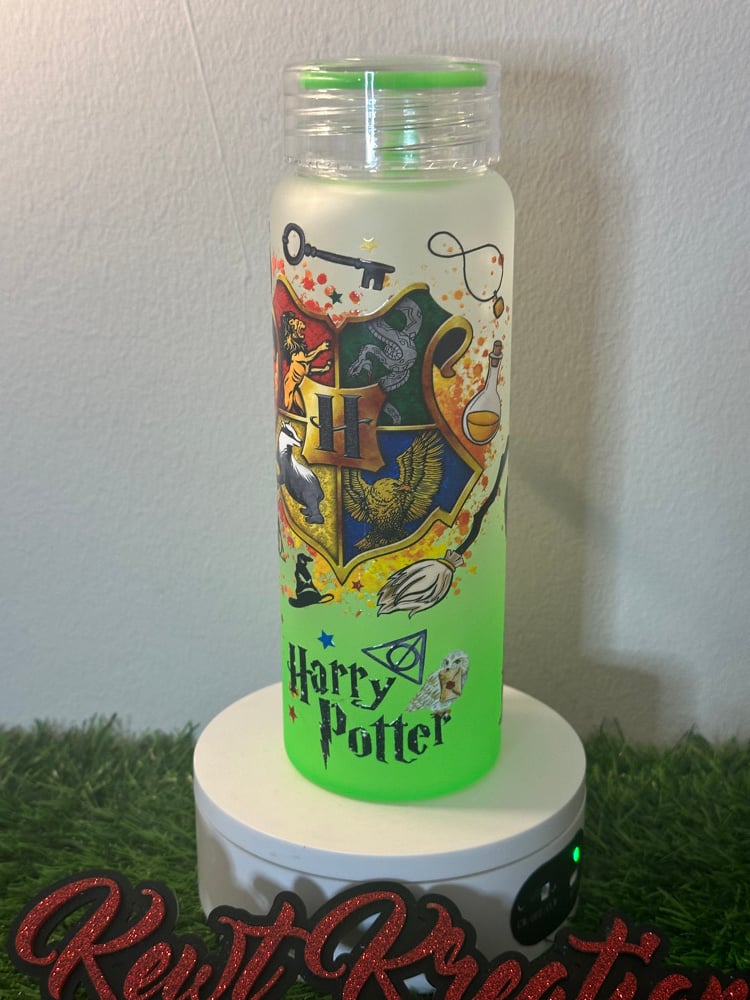 Image of Designed Glass Bottle