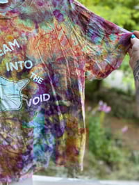 Image 3 of XL Scream Into The Void Tie Dye Shirt D11
