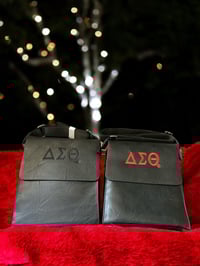 Image 1 of Delta Symbol Large Crossbody Messenger (2 Choices)
