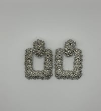 Image 3 of Zara Geo drop earrings 