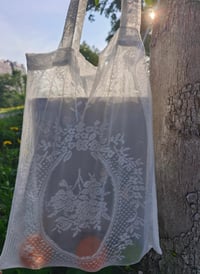 Image 4 of Lace tote bag