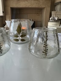 Image 2 of LEAF MOSAIC T LIGHT HOLDER LARGE