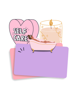 Self care dry erase resin art 