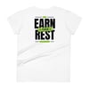 PA "Earn Your rest" Women's White short sleeve t-shirt