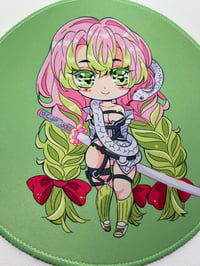 Image 4 of Chibi M Mouse Pad / Round / Green 