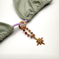 Image 2 of Sesame Jasper Compass Bikini Charm