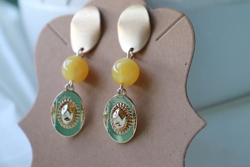 Image of Cowboy Hat Earrings 