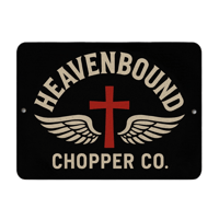 "ARCHED WINGS" SHOP SIGN