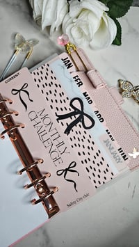 Image 1 of 12 month Savings Journey Tabbed Envelopes A6