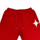 Image 2 of Worthy Script Sweatpants Red